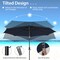 Costway 10 FT 112 LED Solar-Lighted Patio Table Market Umbrella Crank Tilt Outdoor Beige/Coffee/Navy/Wine